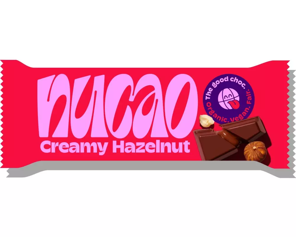 The nu + company Schokoladenriegel Bio Nucao Creamy Hazelnut 33 g