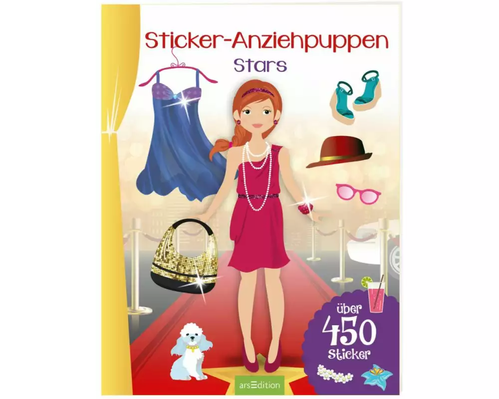 Sticker-Anziehpuppen – Stars