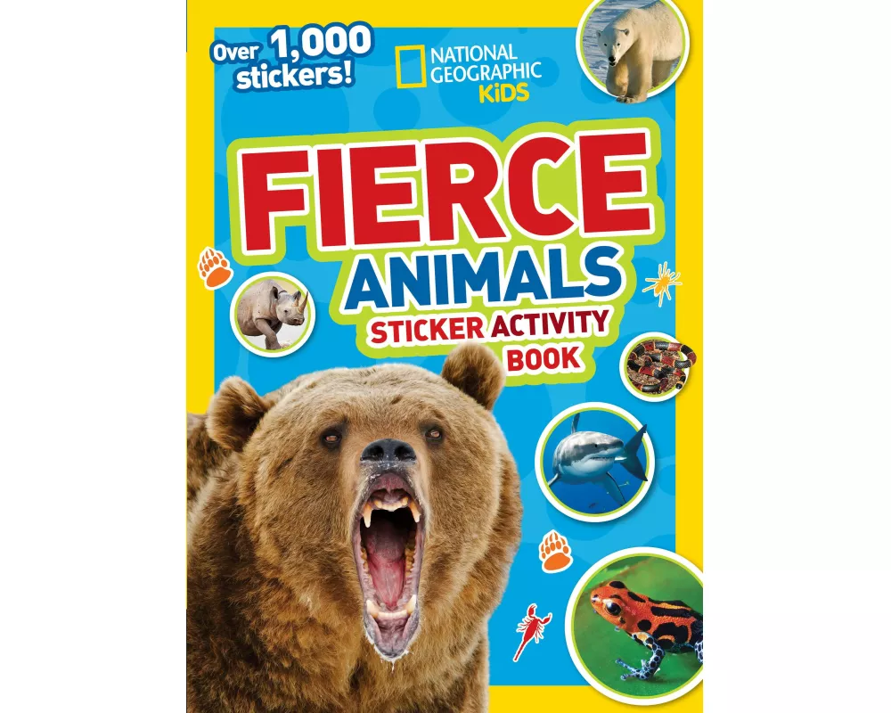National Geographic Kids Fierce Animals Sticker Activity Book