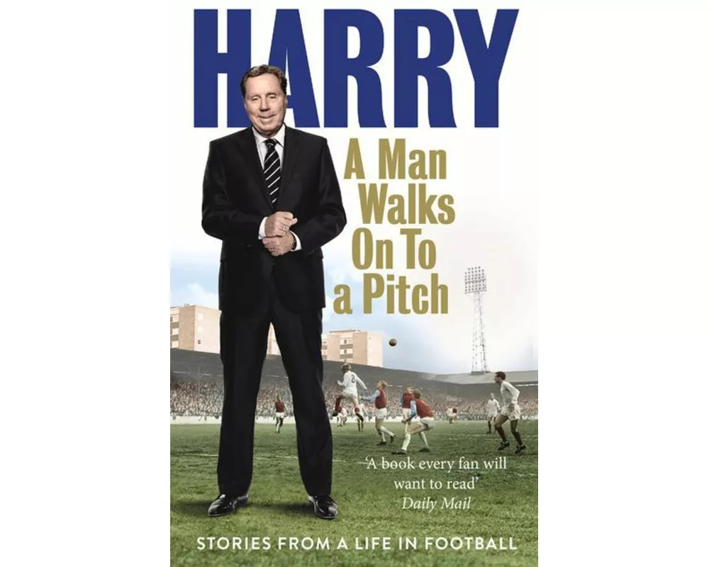 A Man Walks On To a Pitch