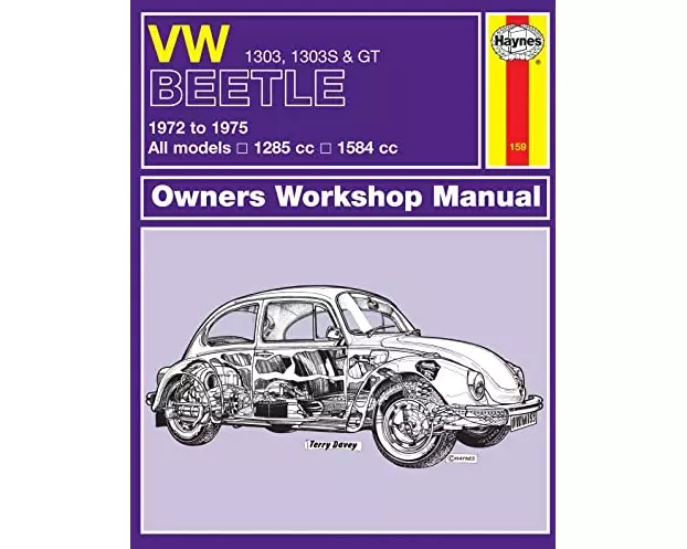 VW Beetle 1303, 1303S & GT (72 - 75) Haynes Repair Manual