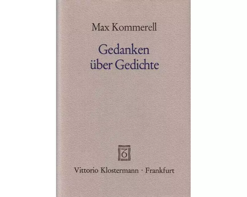 Gedanken über Gedichte