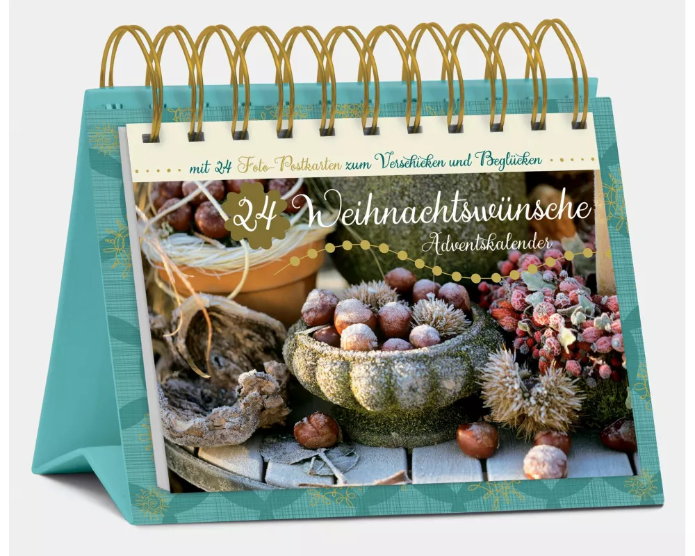 Tisch-Adventskalender "24 Weihnachtswünsche"