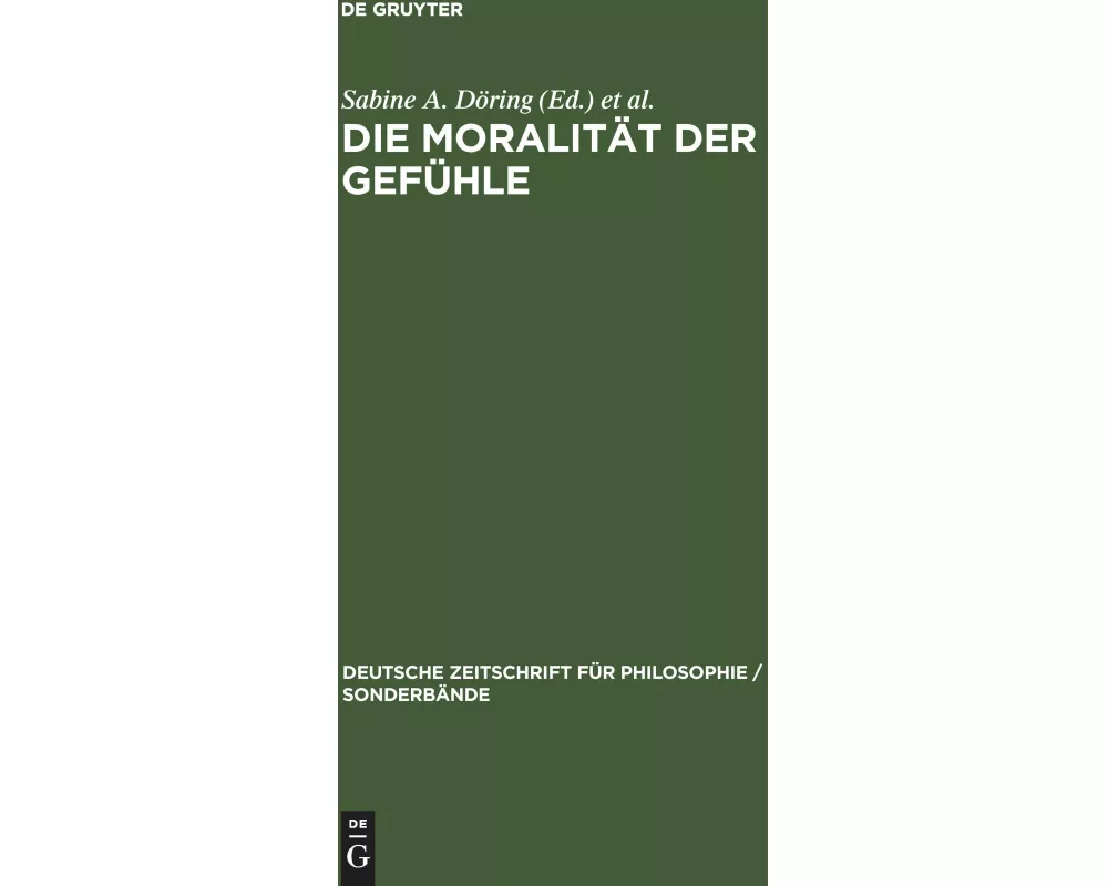 Die Moralität der Gefühle