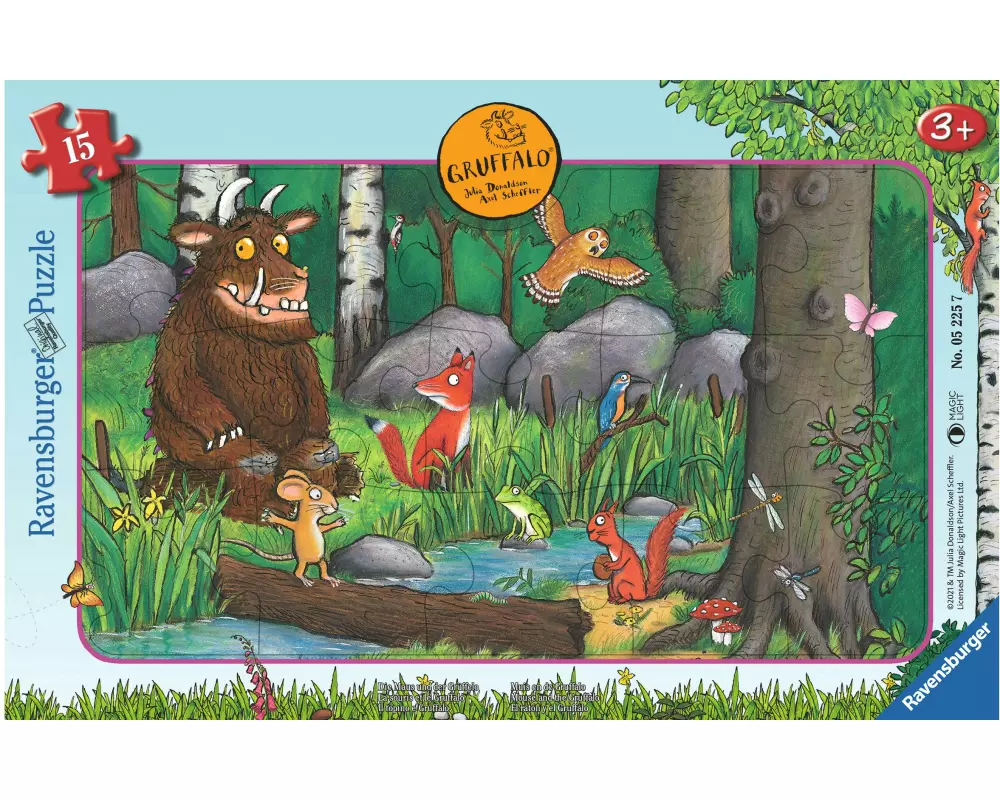 Ravensburger Puzzle Die Maus und der Grüffelo 15 Teile