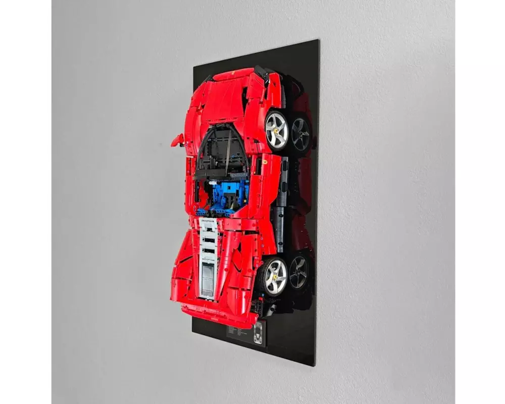 iDisplayit Acryl-Wand-Halterung für LEGO 42143 Ferrari Daytona SP3
