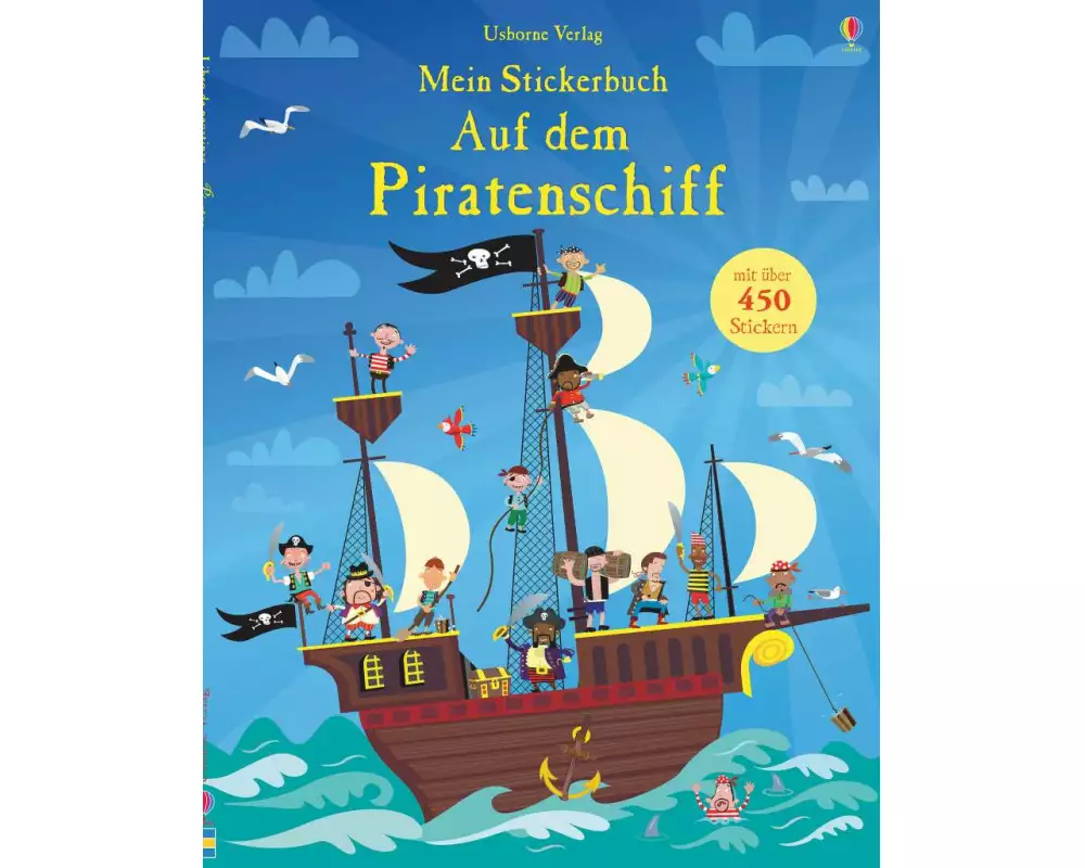 Mein Stickerbuch: Auf dem Piratenschiff