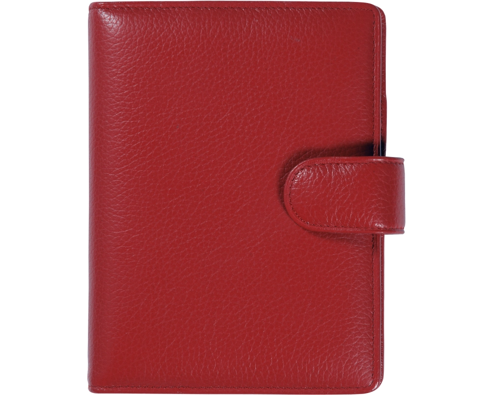 SUCCES Agenda Senior Ringbuch Cadiz 84536545U Leder rot 13x17.8cm