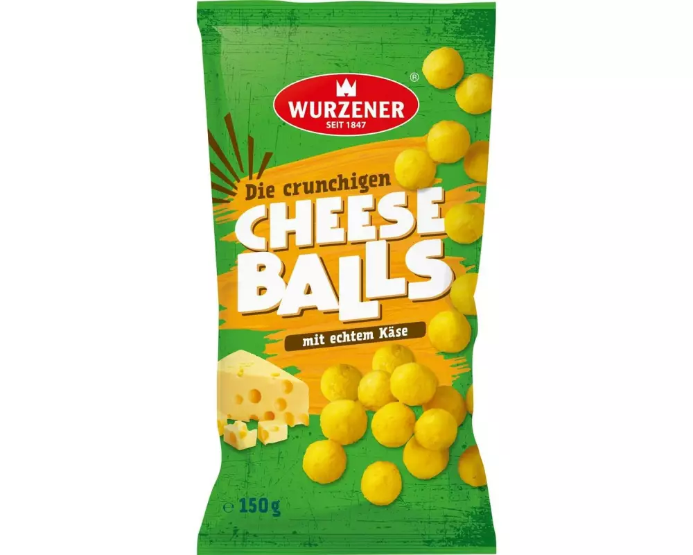 Wurzener Wurzener Cheese Balls 150g Maissnack mit Käsegeschmack 150 g