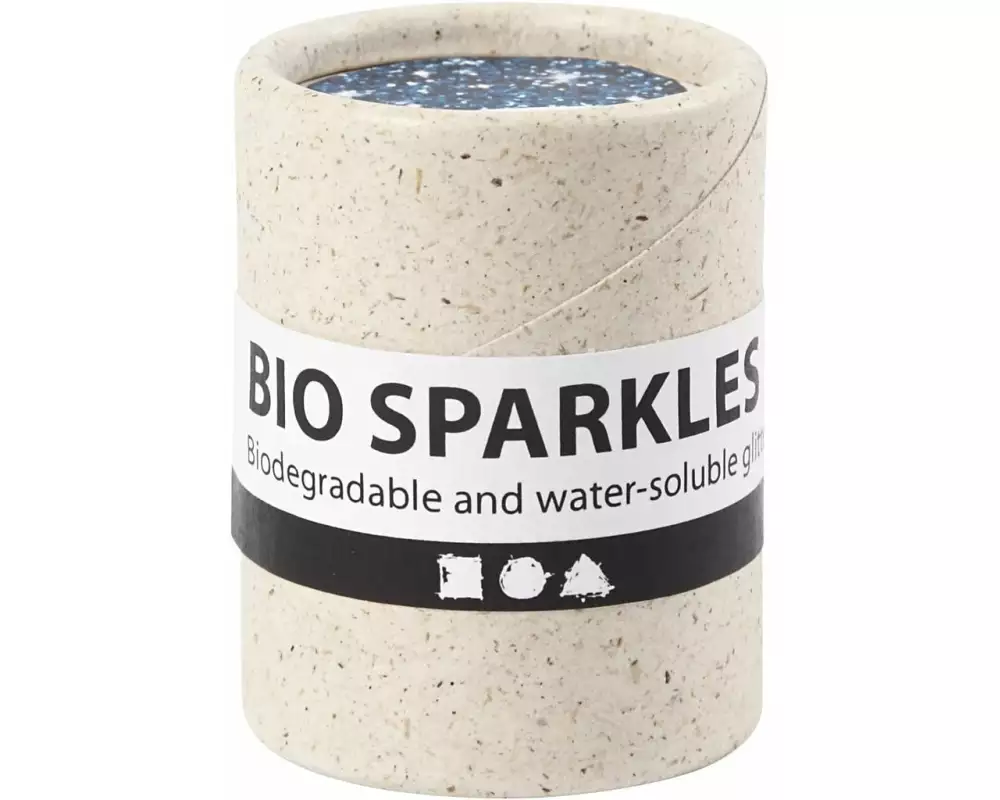 Creativ Company Glitzer Bio 10 g, 1 Stück, Blau