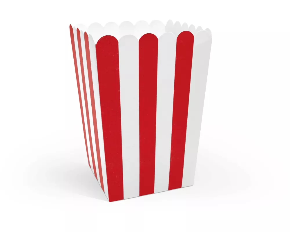 Partydeco Fingerfood-Schale Popcorn 6 Stück