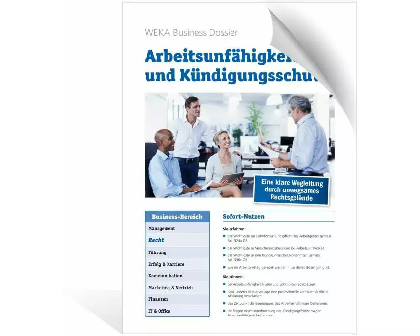 Arbeitsunfähigkeit und Kündigungsschutz