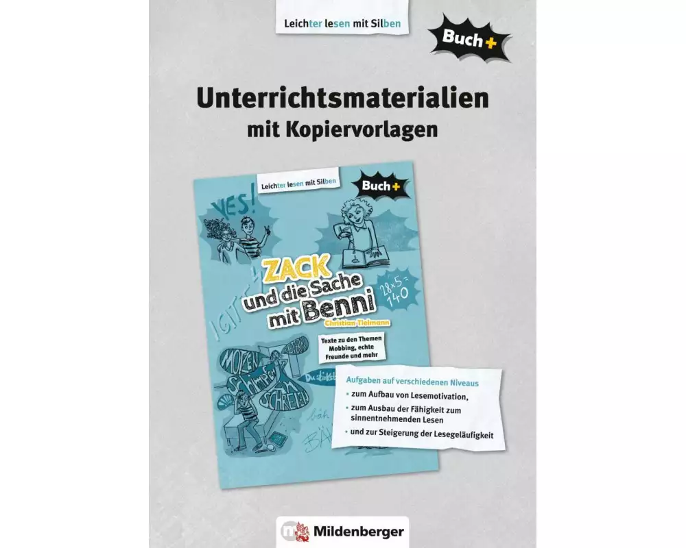 Buch+: Zack und die Sache mit Benni - Lehrermaterial mit Kopiervorlagen