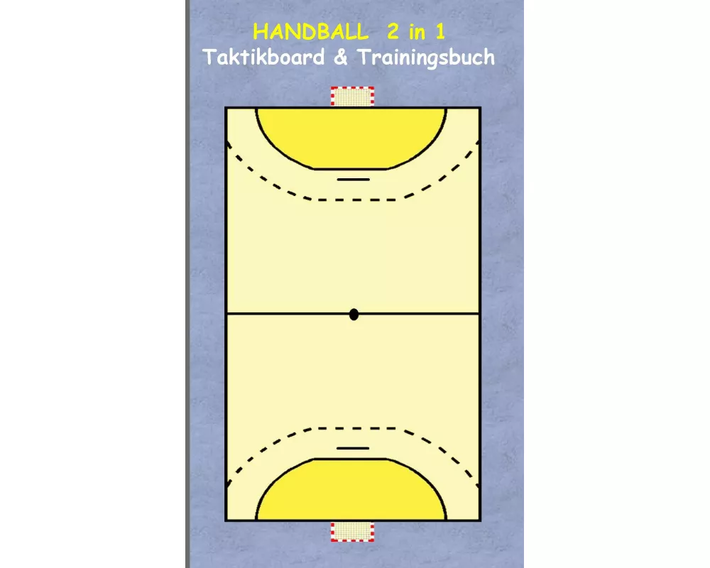 Handball 2 in 1 Taktikboard und Trainingsbuch