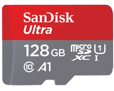 SanDisk Ultra 128 GB Class 10/UHS-I (U1) microSDXC