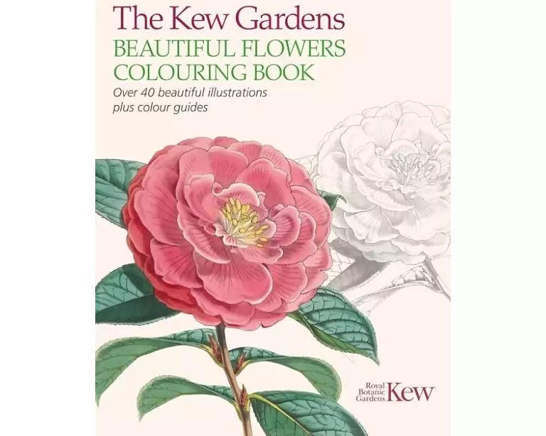 The Kew Gardens Beautiful Flowers Colouring Book