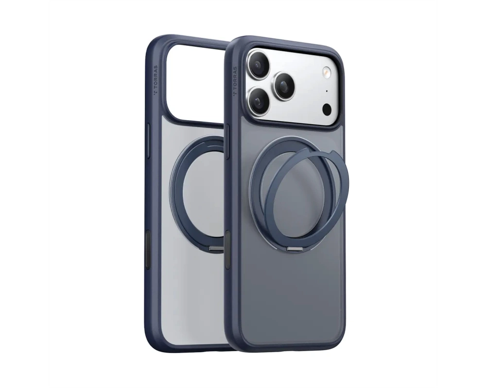 Torras UPRO Ostand Pro Schutzhülle, iPhone 17 Pro Max, MagSafe, blau