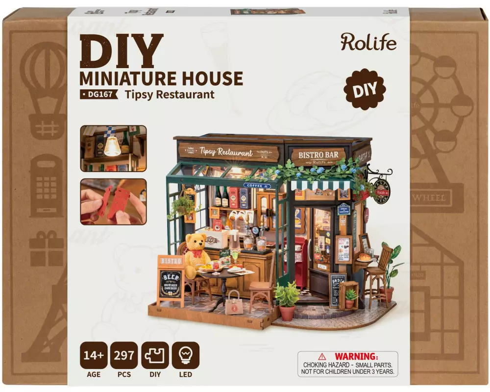 RoboTime Bausatz Tipsy Restaurant 297-teilig