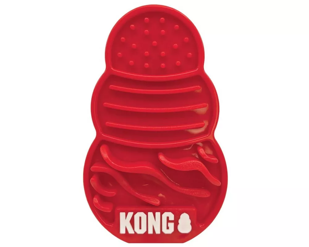 Kong Licks S, 12 x 7.5 x 3 cm, rot