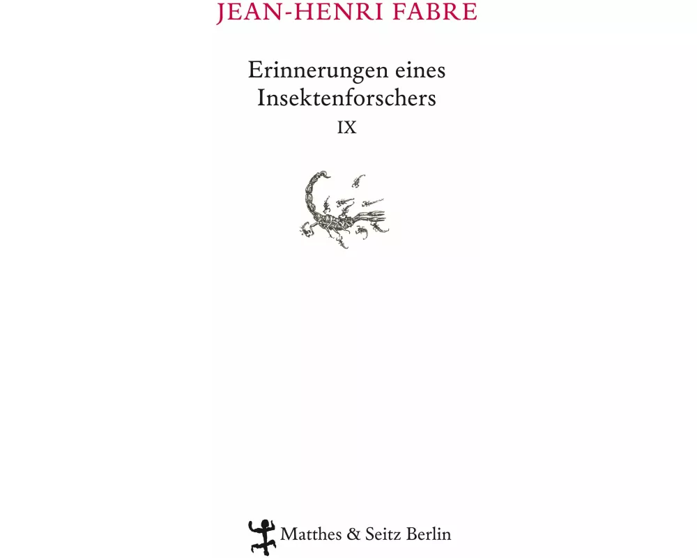 Erinnerungen eines Insektenforschers IX