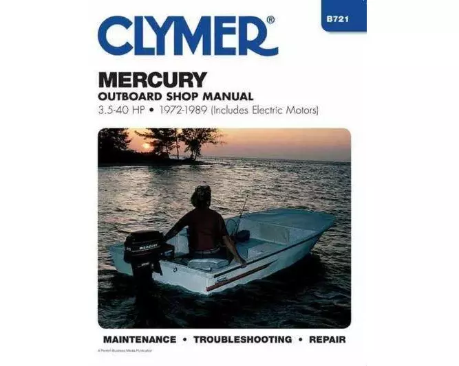Mercury 3.5-40 HP Outboards Includes Electric Motors (1972-1989) Service Repair Manual
