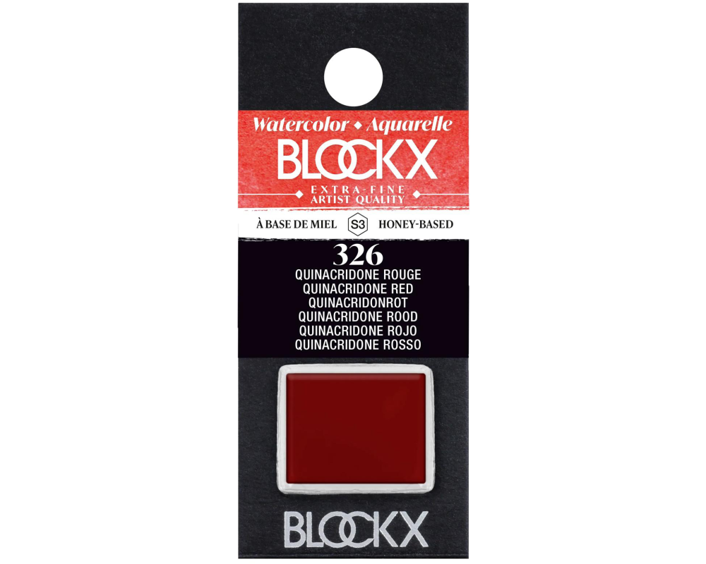 BLOCKX Aquarellfarbe 1.5ml 41326BXC quinacridonrot