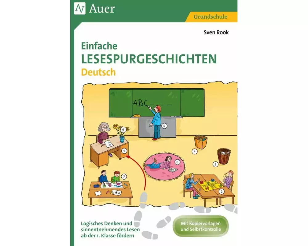 Einfache Lesespurgeschichten Deutsch