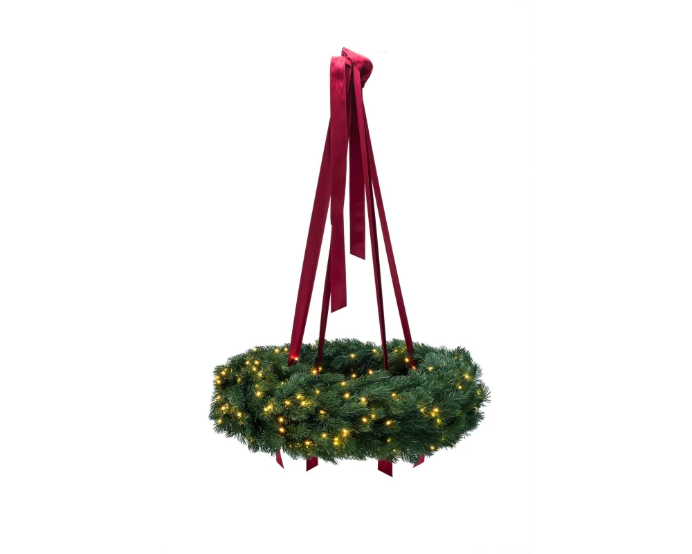 STT LED-Weihnachtskranz Green Wreath 80 cm