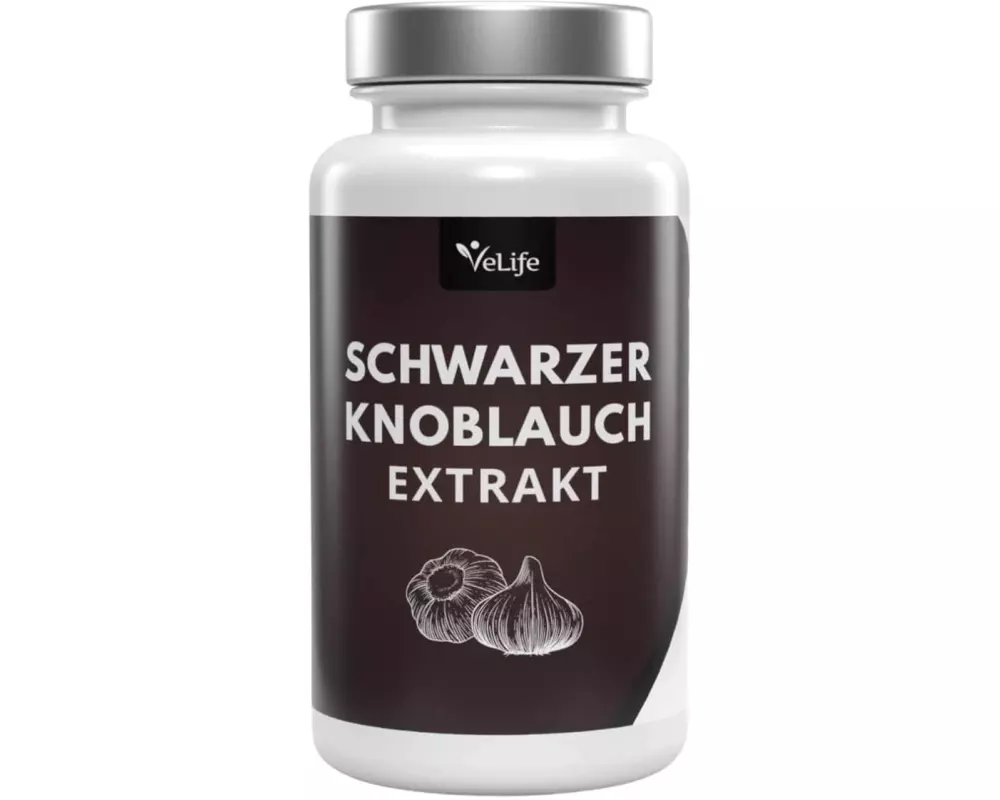 VeLife Schwarzer Knoblauch Extrakt 90 Kapseln