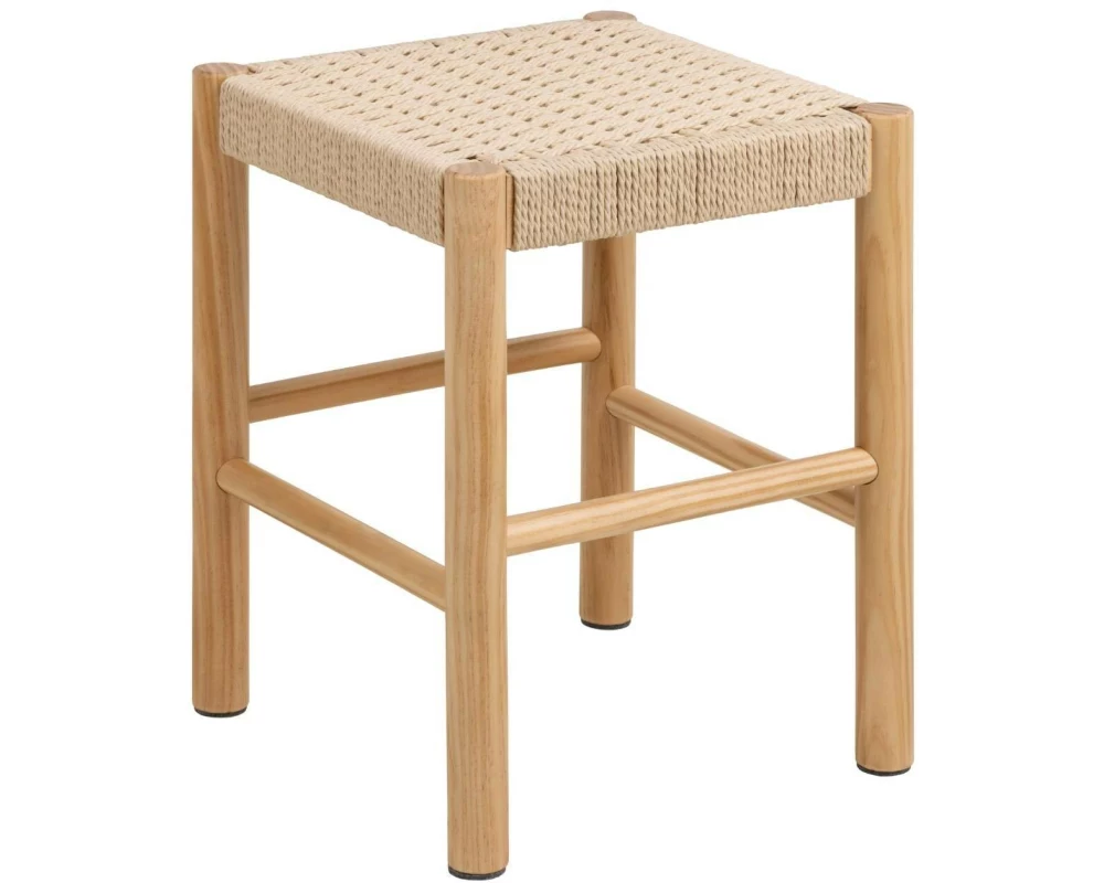 AC Design Hocker Alvin Holz, Weiss