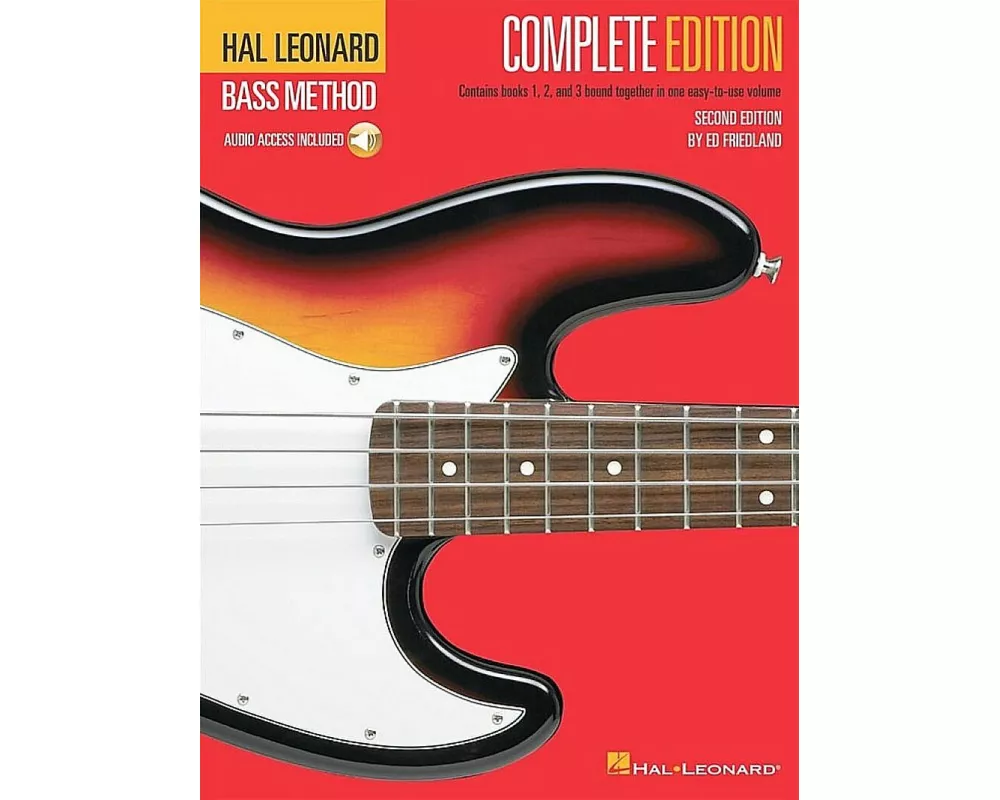 Hal Leonard Bass Method - Complete Edition: Books 1, 2 and 3 Bound Together in One Easy-To-Use Volume! (Bk/Online Audio)