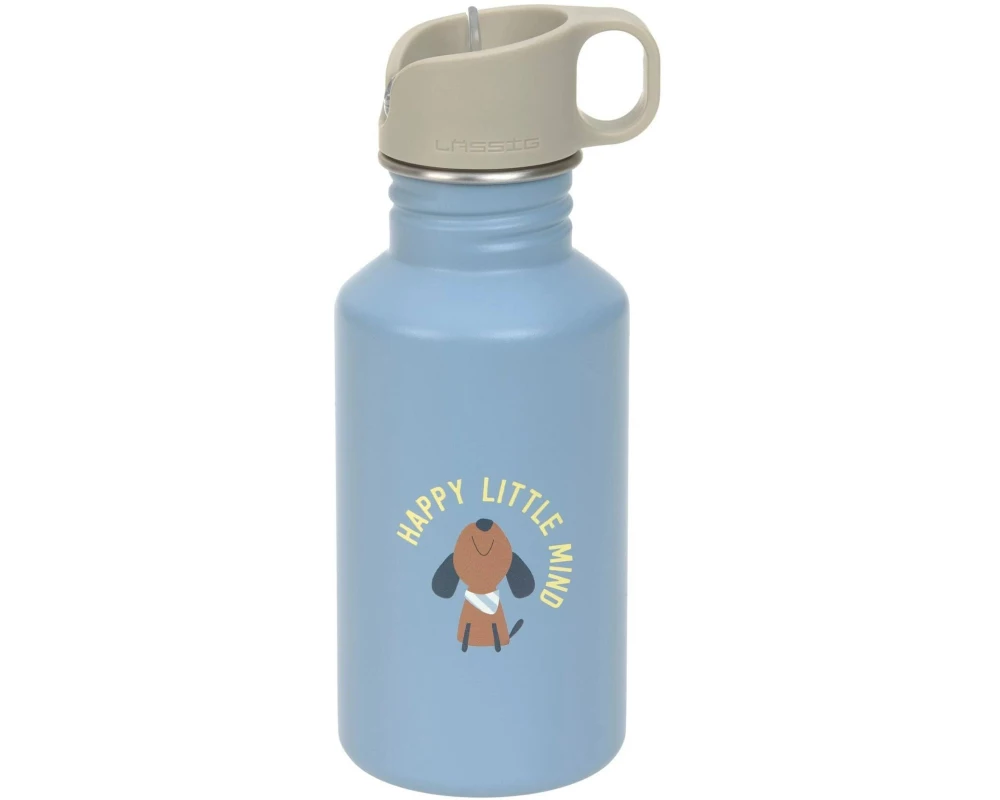 Lässig Trinkflasche Pattern Party 500 ml, Blau