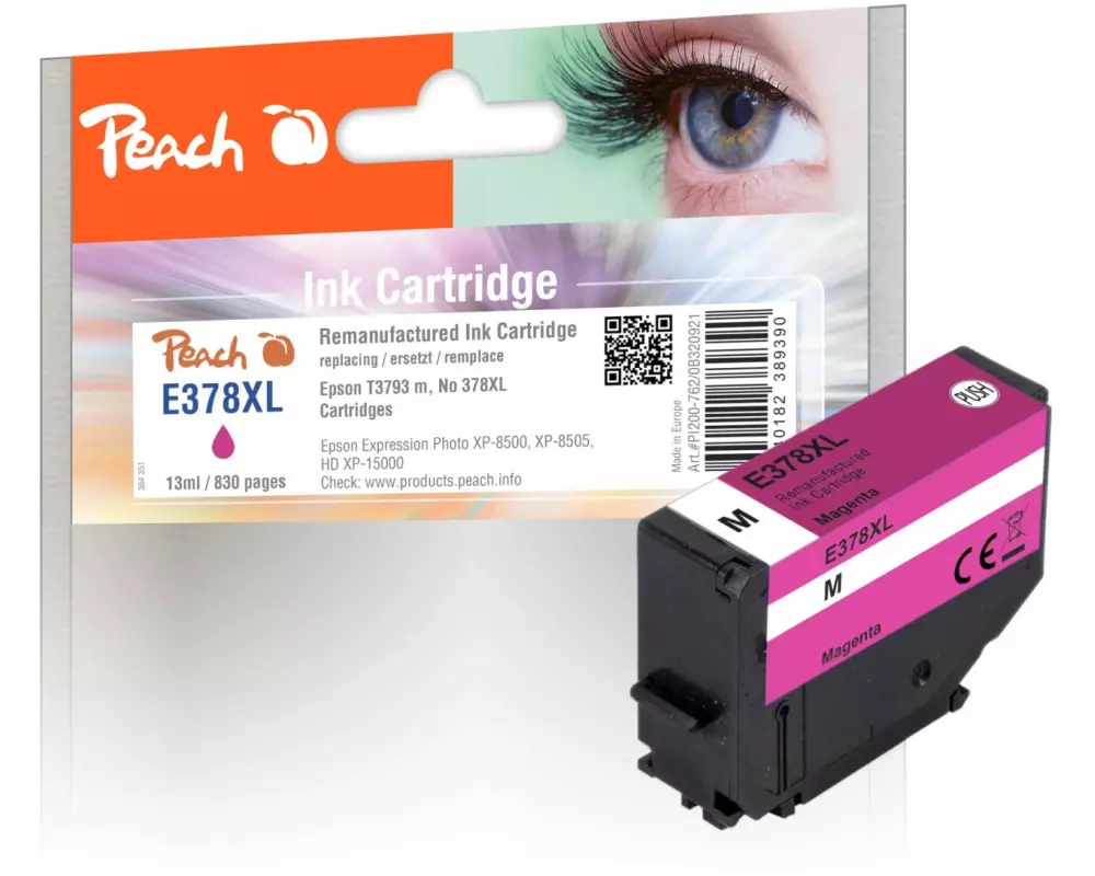 Peach Tinte Epson T3793, No 378XL Magenta