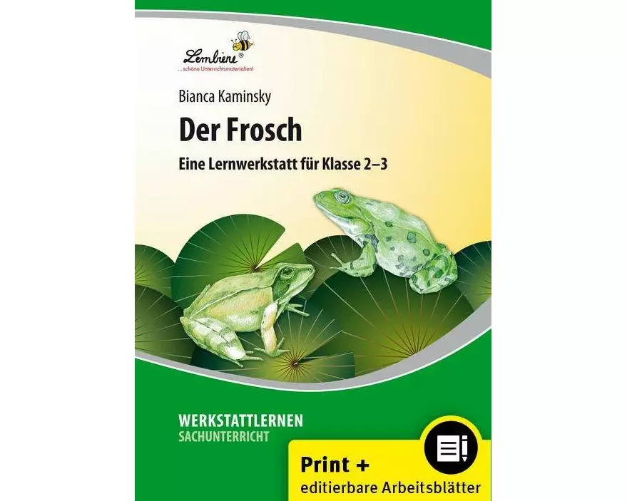 Der Frosch. Grundschule, Sachunterricht, Klasse 2-3