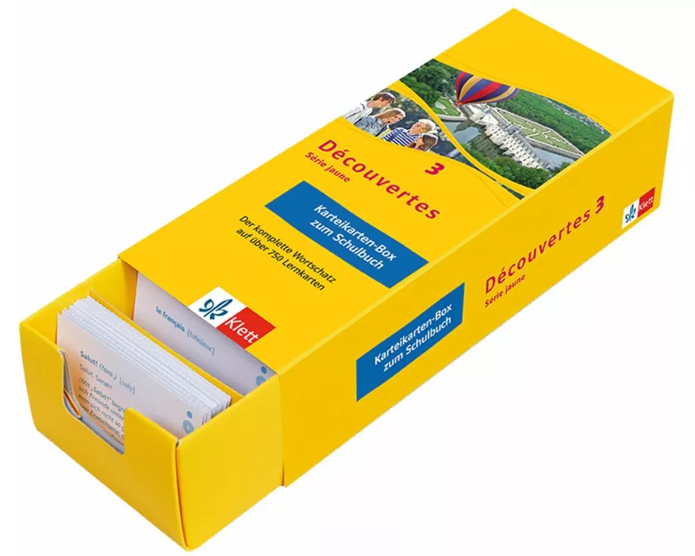 Découvertes Série jaune 3. Vokabel-Lernbox zum Schulbuch