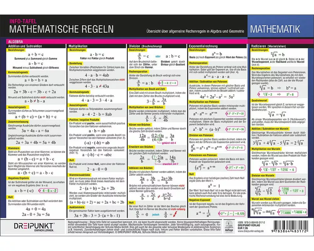 Mathematische Regeln
