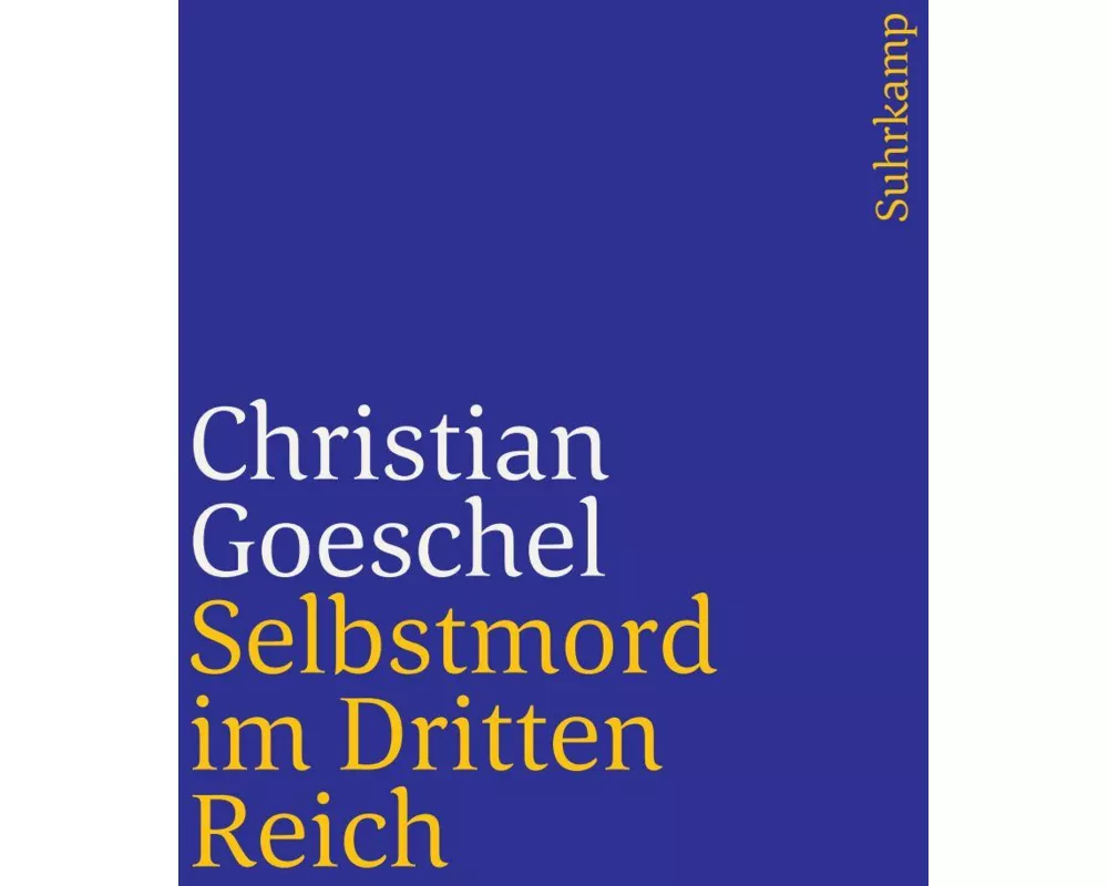 Selbstmord im Dritten Reich