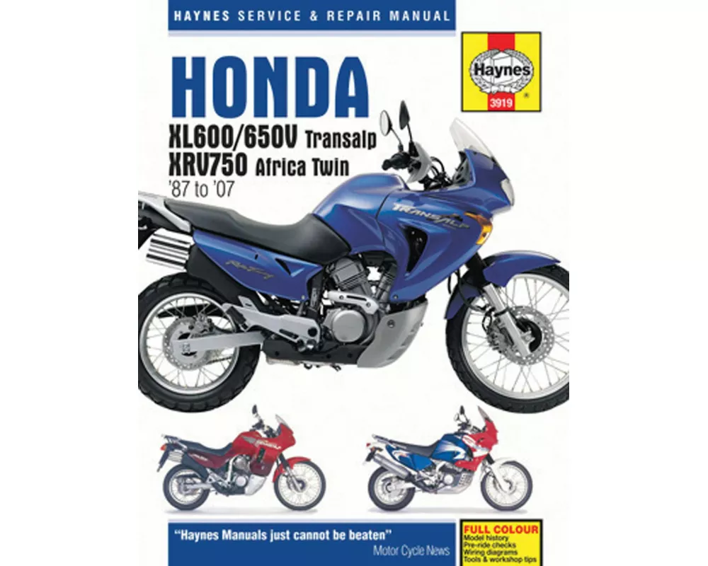Honda XL600/650 Transalp & XRV750 Africa Twin (87 - 07)