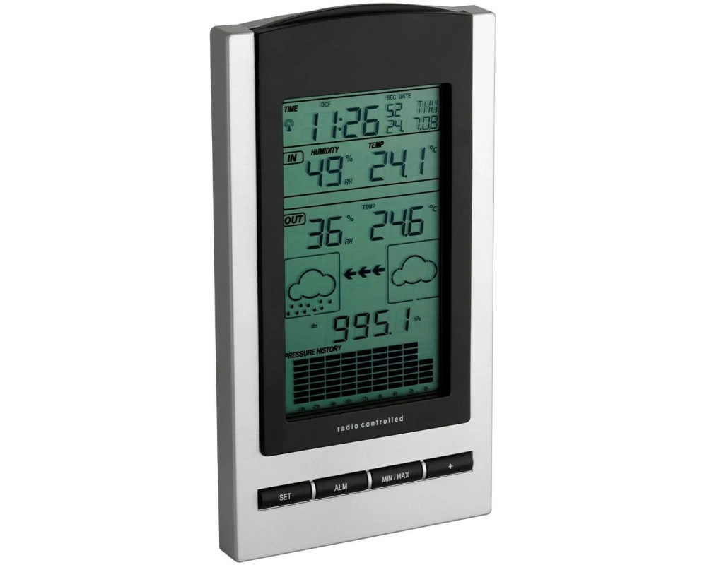 TFA Dostmann Wetterstation Gaia Silber