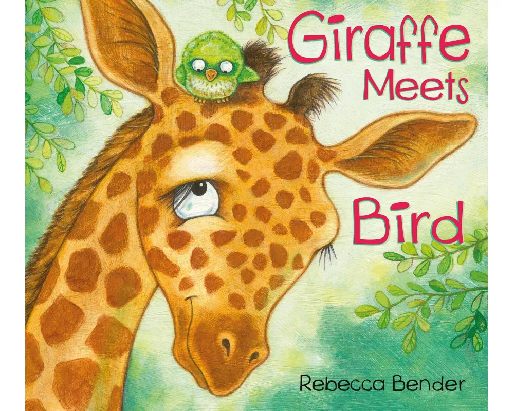Giraffe Meets Bird