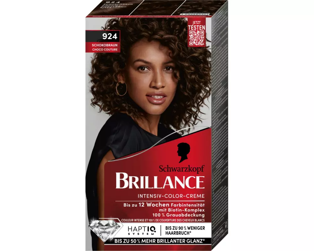 Schwarzkopf BRILLANCE Haarcoloration Brillance 924 Schokobraun