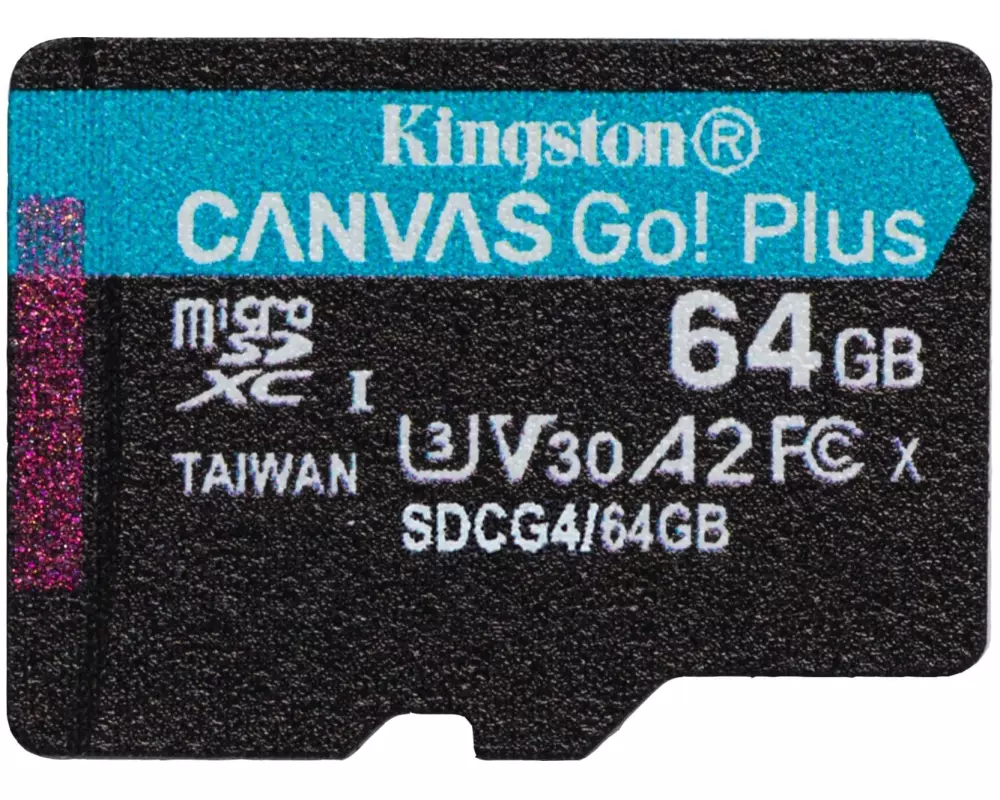 Kingston microSDXC-Karte Canvas Go! Plus 64 GB, ohne Adapter