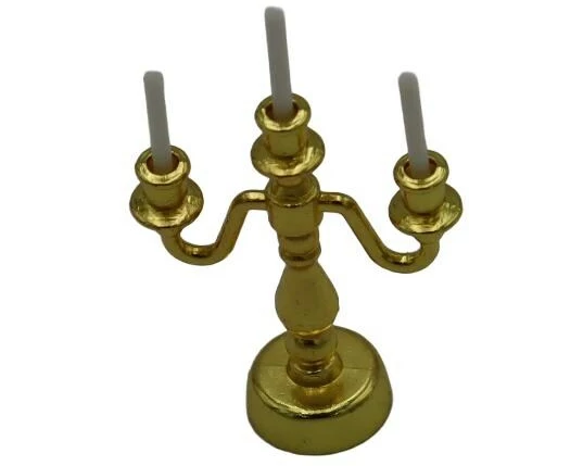 Bottsa Mini-Figur Leuchter Goldfarben 5 cm