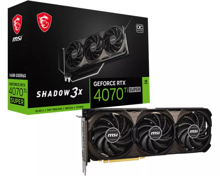 GeForce RTX 4070 Ti SUPER 16G SHADOW 3X OC