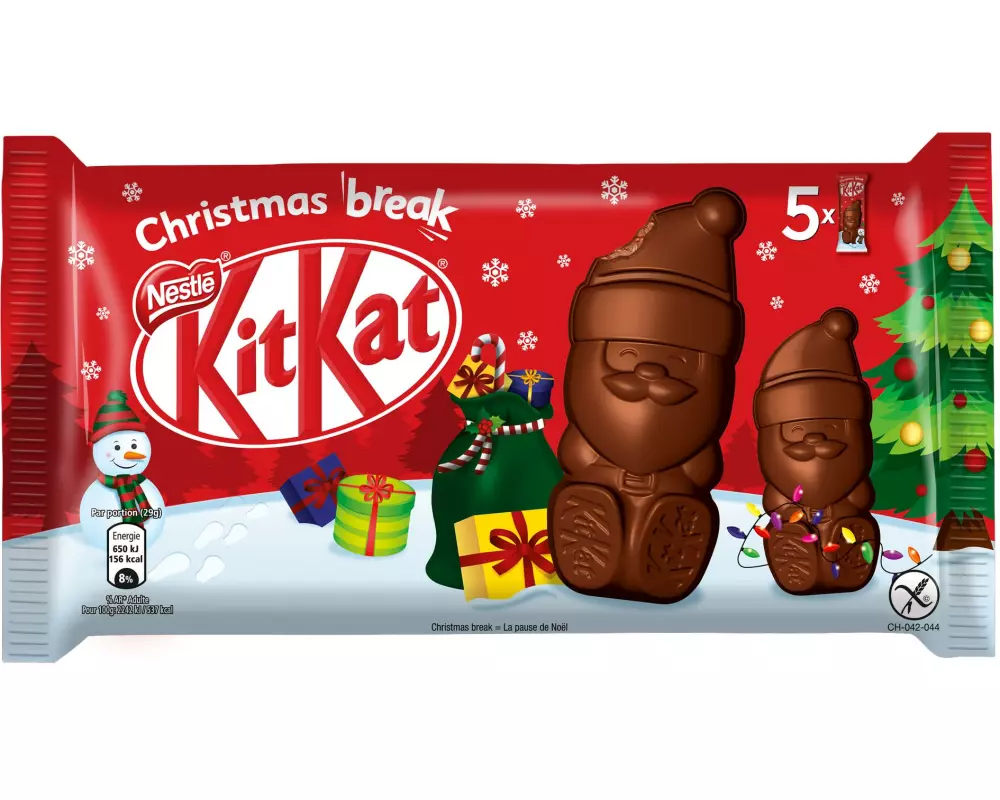 Nestlé Snacks KitKat Weihnachtsmann 5 x 29g 145 g