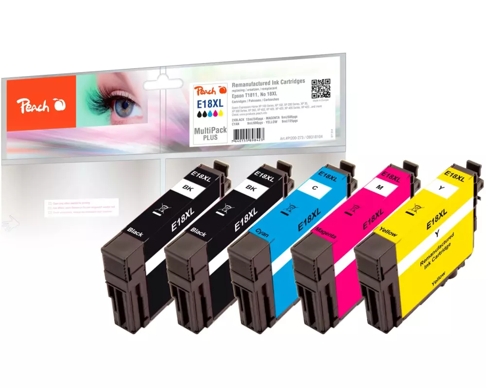 Peach Tinte Epson No. 18XL Multi-Plus Black/Cyan/Magenta/Yellow