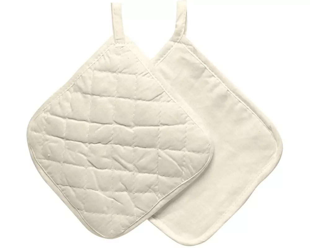 Creativ Company Topflappen 20 x 20 cm, 4 Stück, Nature