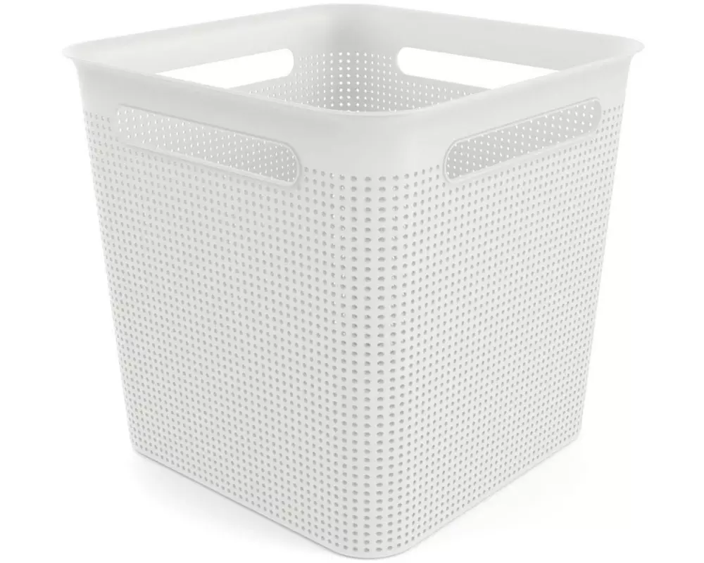 Rotho Aufbewahrungsbox Brisen 18 l, Weiss