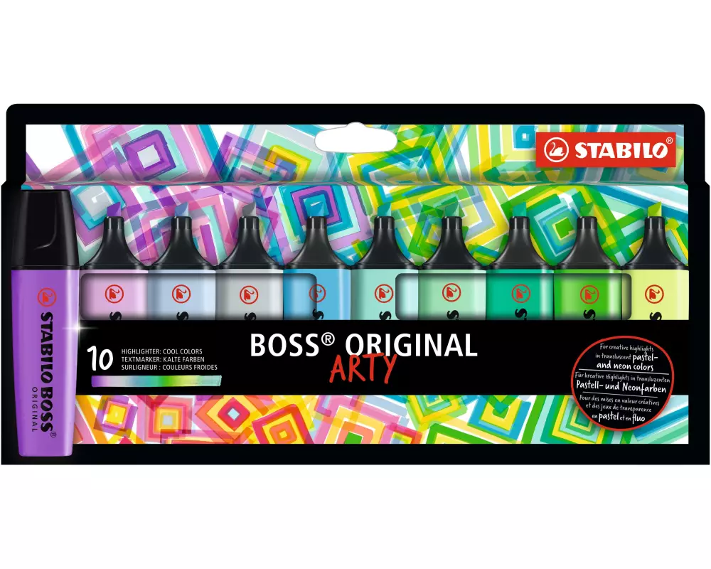 STABILO Textmarker Boss Original Arty 10er Etui