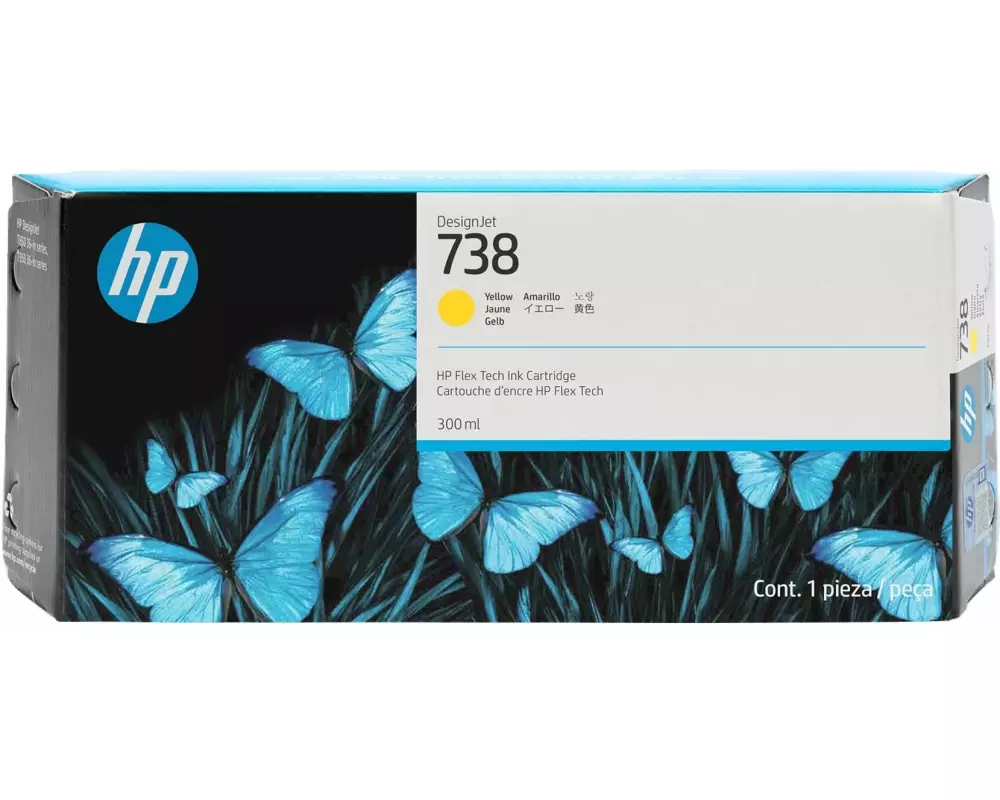 HP Tinte Nr. 738 (676M8A) Yellow